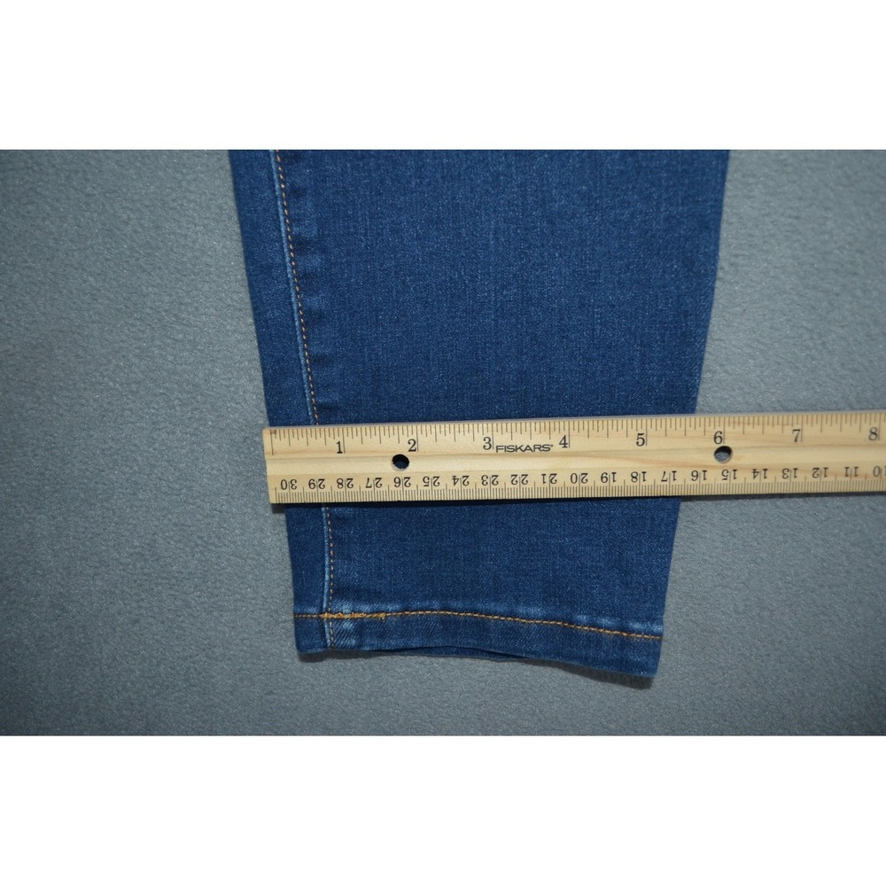 Lilly Pulitzer Eagan Jeans High Rise Size 12 Bennett Wash Style 013597 Skinny - Picture 9 of 11